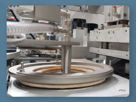 Used Stretch Wrapping Machine for soap and cosmetic products